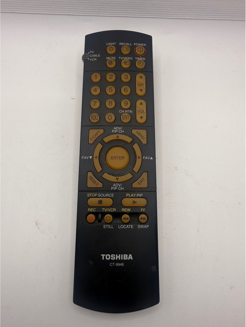 Toshiba CT-9946 Remote Control for TV/VCR